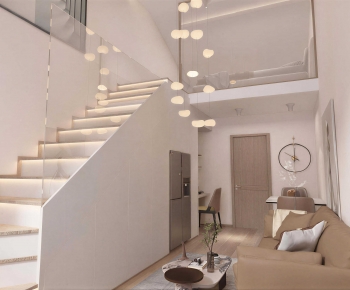 Modern A Living Room-ID:986191033