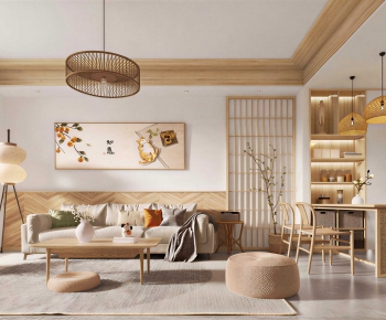 Japanese Style A Living Room-ID:800795087