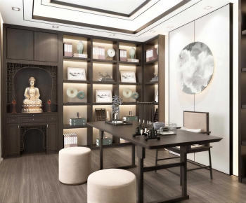New Chinese Style Study Space-ID:625204095