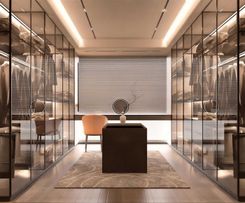 Modern Clothes Storage Area-ID:581547027