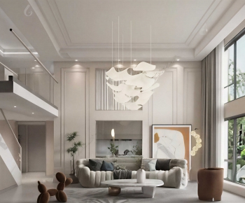 French Style A Living Room-ID:435626982