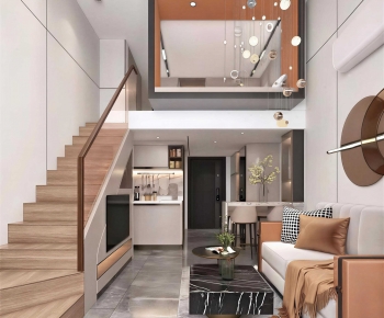Modern A Living Room-ID:973043929