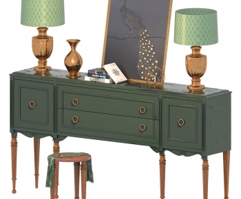 American Style Entrance Cabinet-ID:155630136