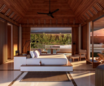 Southeast Asian Style Bedroom-ID:259897958