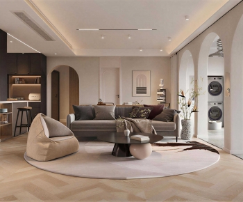 Modern A Living Room-ID:540750983