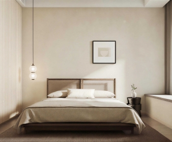 Wabi-sabi Style Bedroom-ID:898500924