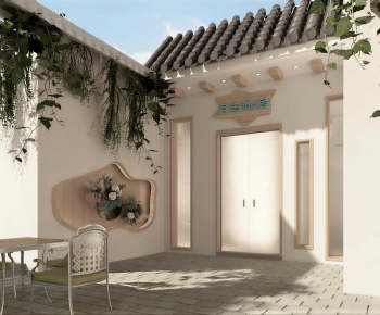 New Chinese Style Courtyard/landscape-ID:854458812