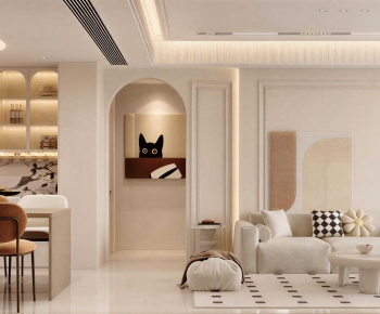 French Style A Living Room-ID:957880973