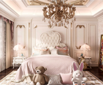 French Style Girl's Room Daughter's Room-ID:305540088