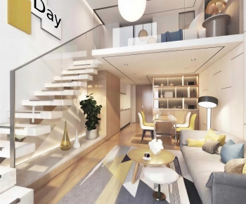 Modern A Living Room-ID:433259092