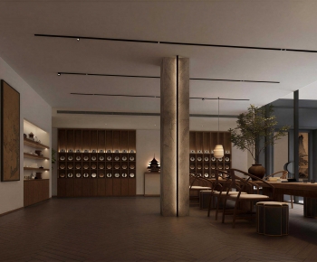 New Chinese Style Tea House-ID:636430983