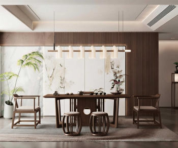 New Chinese Style Tea House-ID:417821882