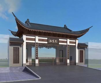 Chinese Style Facade Element-ID:768182999