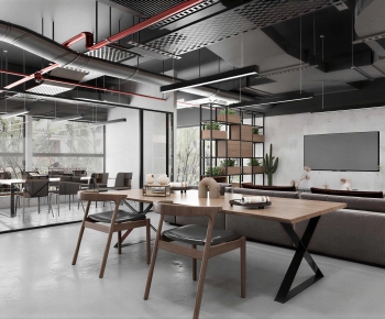 Industrial Style A Living Room-ID:364310984