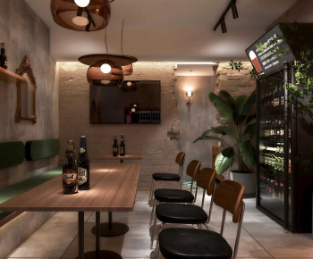 Industrial Style Dining Room-ID:482256899