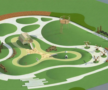 Modern Park Landscape-ID:104301064