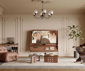 French Style A Living Room-ID:860232112