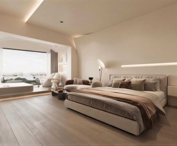 Wabi-sabi Style Bedroom-ID:301116946