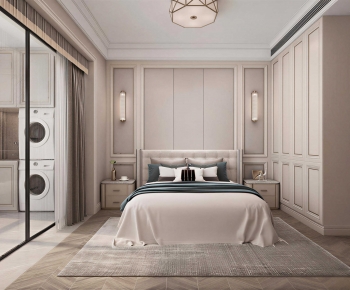 American Style Bedroom-ID:130850082