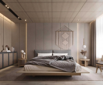 Wabi-sabi Style Bedroom-ID:104424956