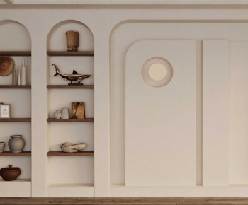 Wabi-sabi Style TV Wall-ID:415230043