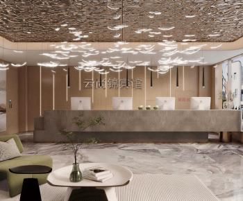 New Chinese Style Lobby Hall-ID:229491954