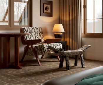 American Style Single Sofa-ID:787949095