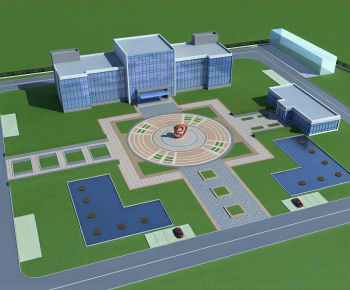 Modern Park Landscape-ID:155828959