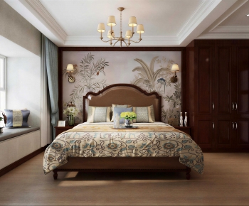 American Style Bedroom-ID:815291884