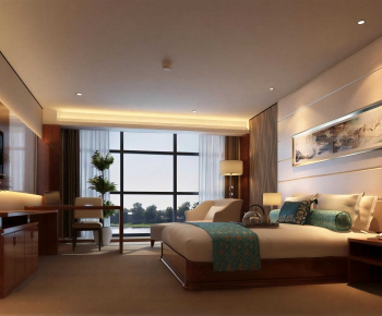 New Chinese Style Bedroom-ID:221499928