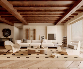 Wabi-sabi Style A Living Room-ID:155319938