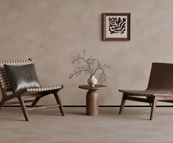 Wabi-sabi Style Lounge Chair-ID:942162997