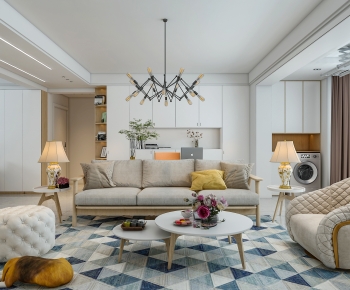Nordic Style A Living Room-ID:900823127