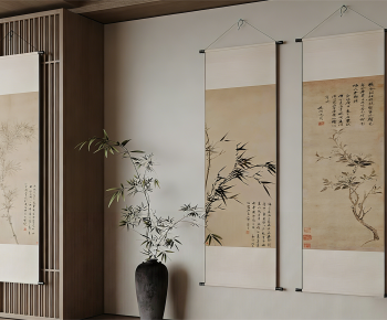 New Chinese Style Calligraphy And Painting-ID:230627069