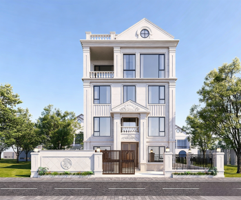 Simple European Style Detached Villa-ID:470600134