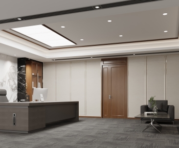 New Chinese Style Manager's Office-ID:445955043