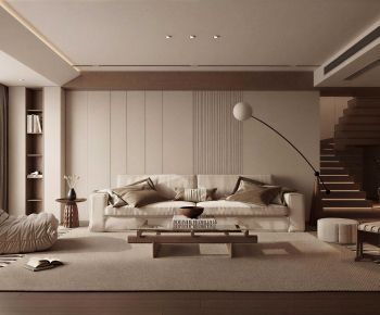 Wabi-sabi Style A Living Room-ID:845715056
