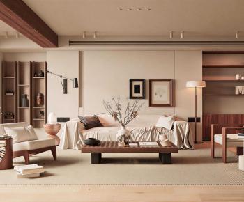 Modern A Living Room-ID:686700112