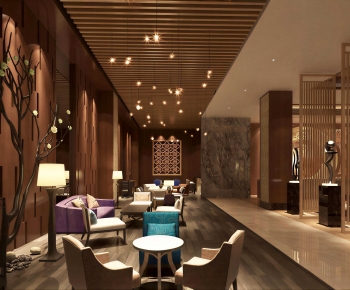 New Chinese Style Lobby Hall-ID:658462056