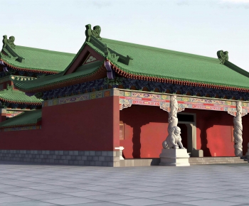 Chinese Style Religious Architecture-ID:158155926