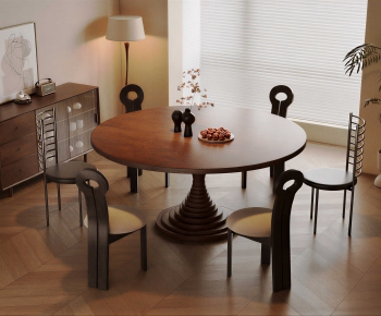 Modern Dining Table And Chairs-ID:112611069