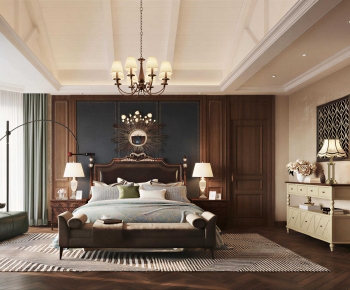 American Style Bedroom-ID:277654891