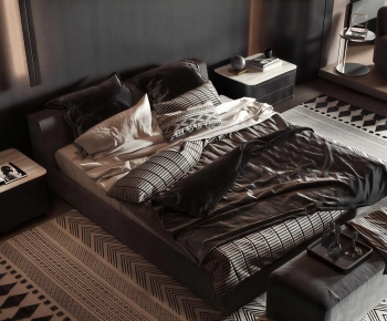 Modern Double Bed-ID:265952113