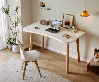 Modern Computer Desk And Chair-ID:337018015