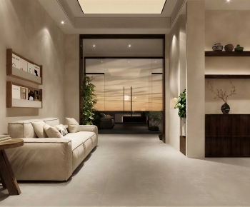 Wabi-sabi Style A Living Room-ID:251357084