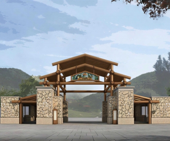 Chinese Style Gate-ID:539525034