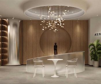Modern Office Reception Desk-ID:883532056