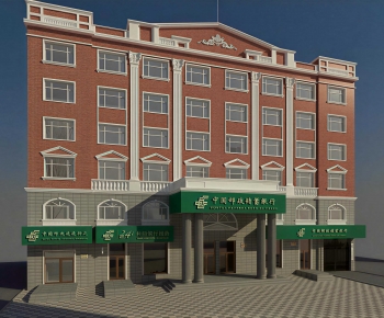 New Classical Style Facade Element-ID:591856967
