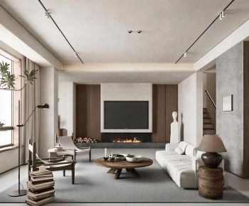 Wabi-sabi Style A Living Room-ID:157944923