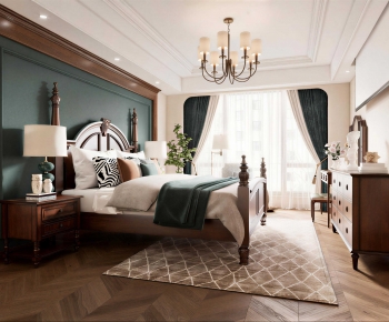 American Style Bedroom-ID:558314094